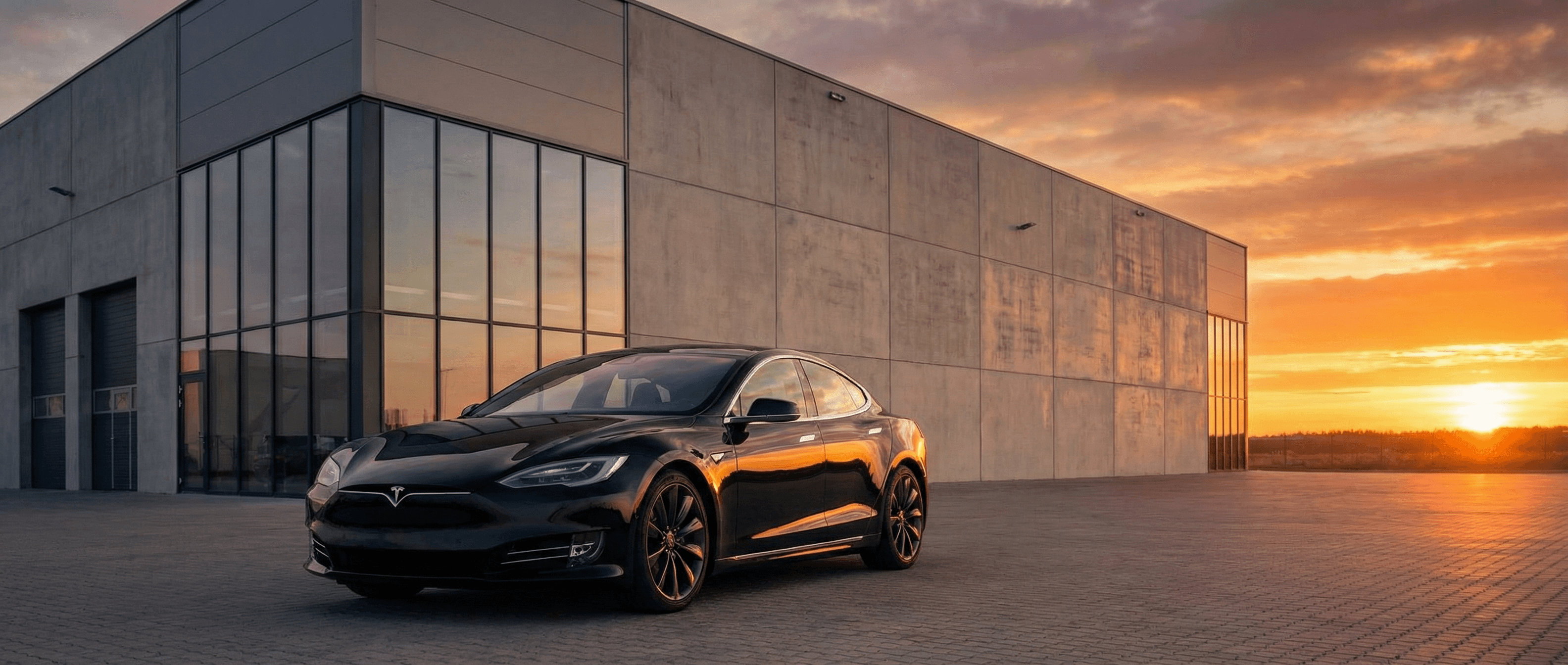 Tesla repair — Exterior shop